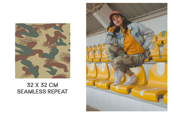 Belgium Brushstroke Vector Pattern