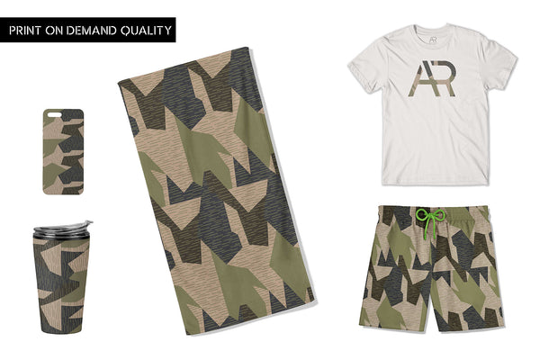 Splittertarn Seamless Vector Pattern