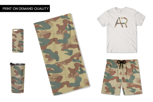 Belgium Brushstroke Vector Pattern