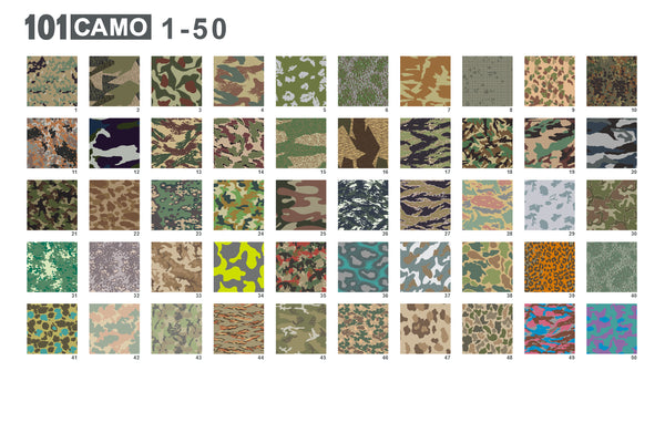 101 Camo - Seamless camouflage patterns