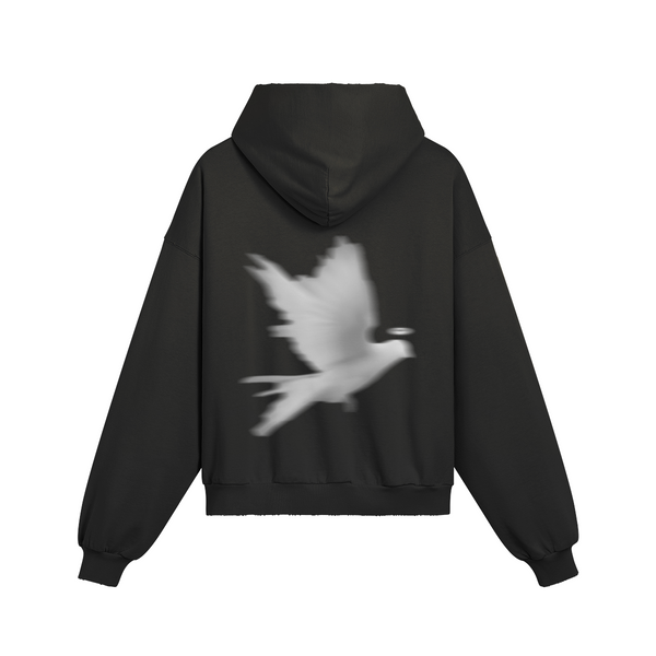 "Poetic Clash" Holy Ghost Sun Faded Hoodie