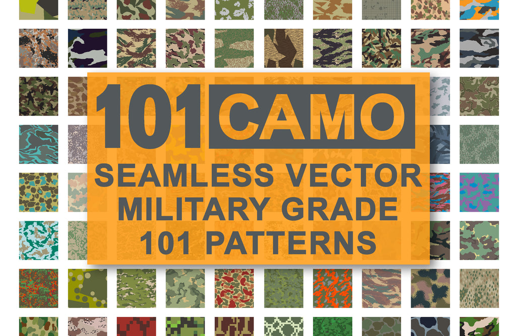 101 Camo - Seamless camouflage patterns – Article Reform