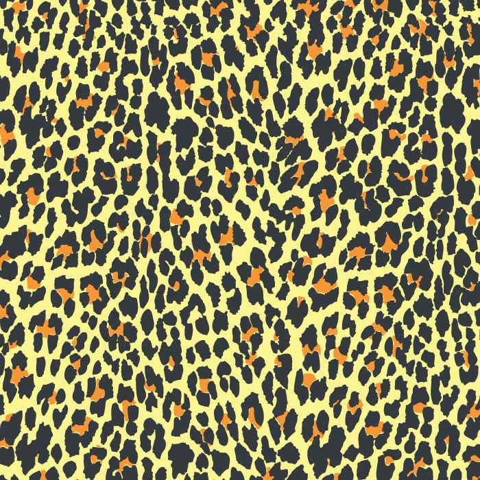Pop Leopard Vector Pattern