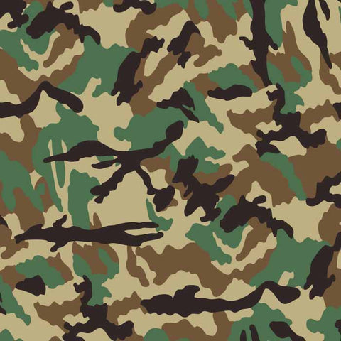 Woodland Camouflage Vector Pattern